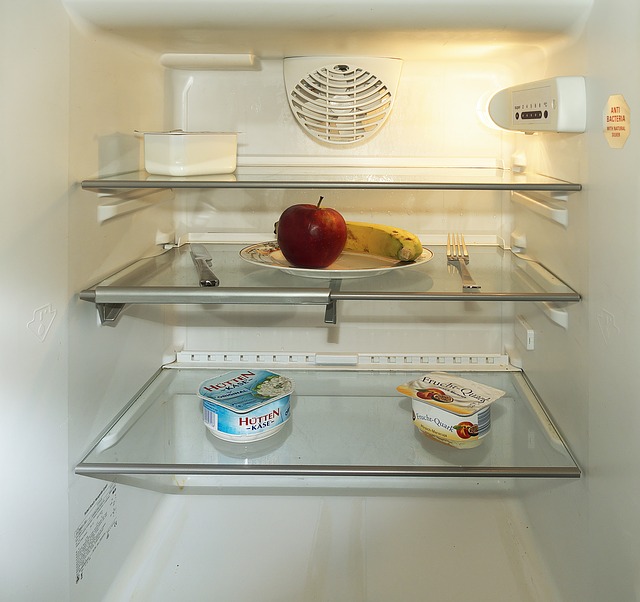 Empty refrigerator