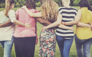 Friends & Family Women Helping Each Other